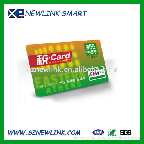 Full Color Business VIP Printing Gift PVC Plastic Membership Card